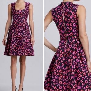 Kate Spade Kimi Floral Leopard Dress Size 10
